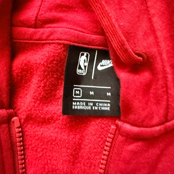 Nike Miami Heat NBA Full Zip Hoodie Red Size M - Picture 3 of 3